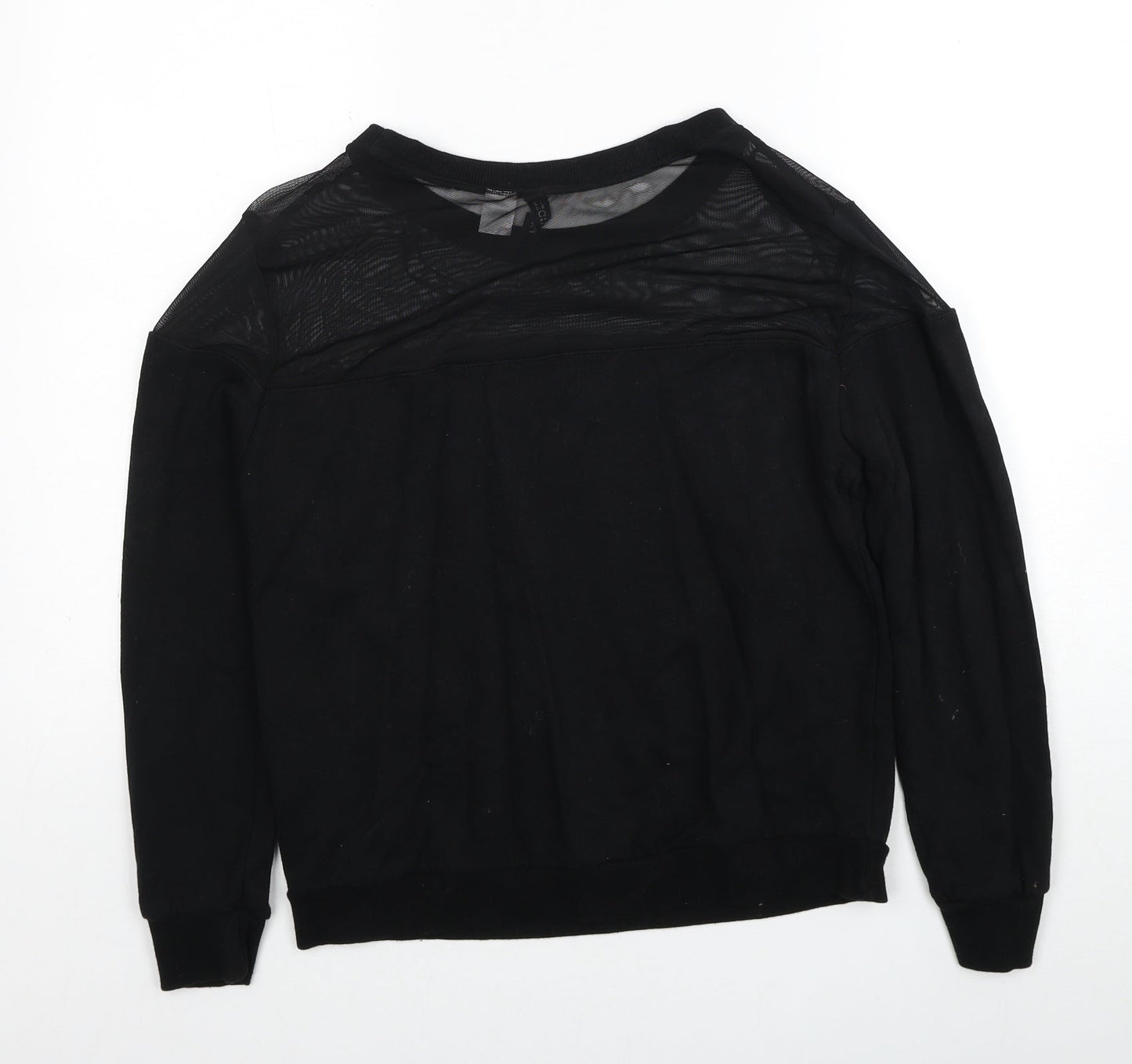 Womens UK Size M Divided by H&M Black Pullover Sweatshirt