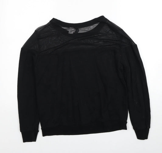 Womens UK Size M Divided by H&M Black Pullover Sweatshirt