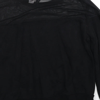 Womens UK Size M Divided by H&M Black Pullover Sweatshirt