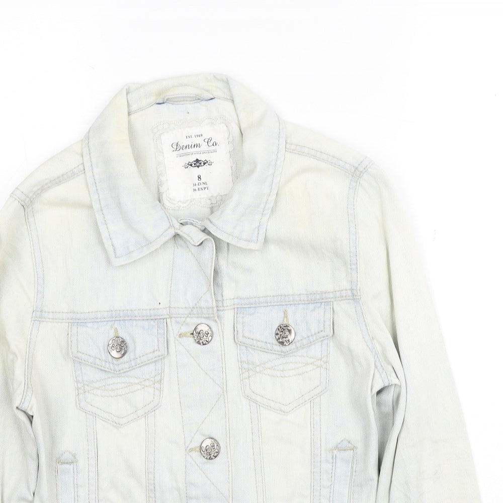 Womens UK Size 8 Denim & Co. Blue Jacket
