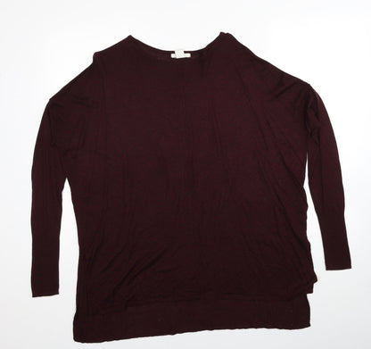 Womens UK Size S H&M Red Pullover Jumper