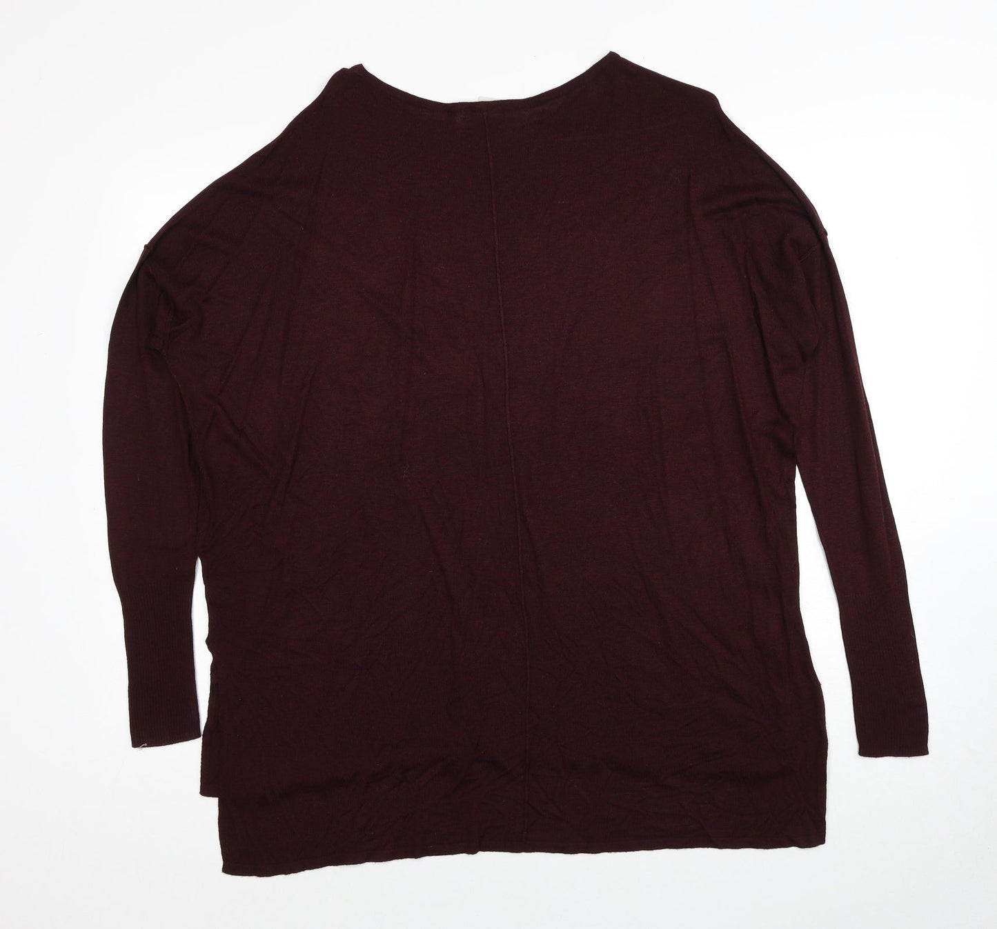 Womens UK Size S H&M Red Pullover Jumper