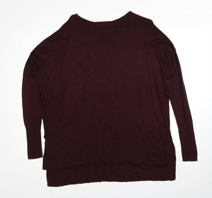 Womens UK Size S H&M Red Pullover Jumper