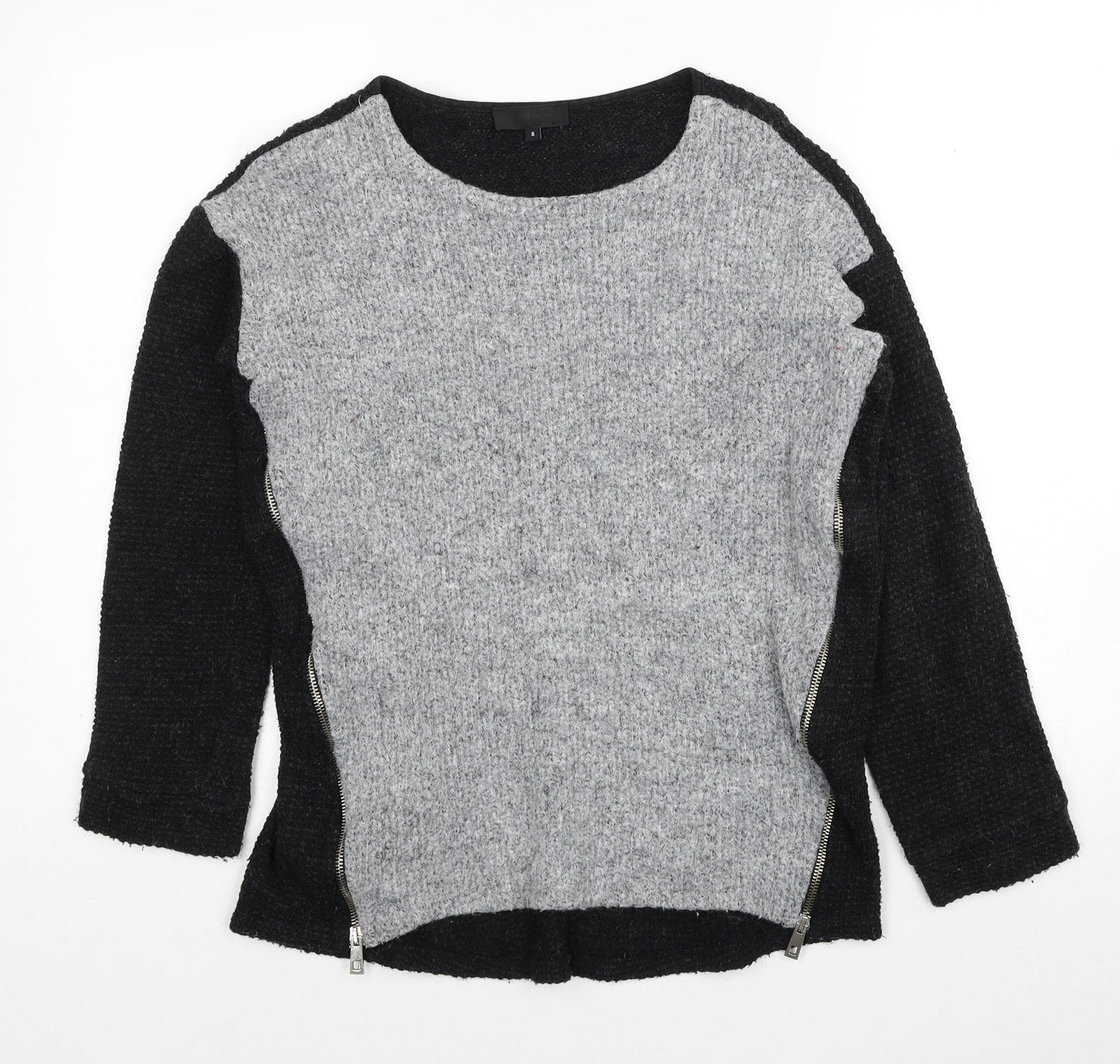 Womens UK Size 8 River Island Black Pullover Jumper