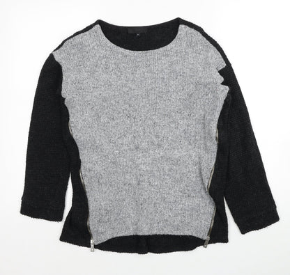 Womens UK Size 8 River Island Black Pullover Jumper
