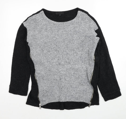 Womens UK Size 8 River Island Black Pullover Jumper