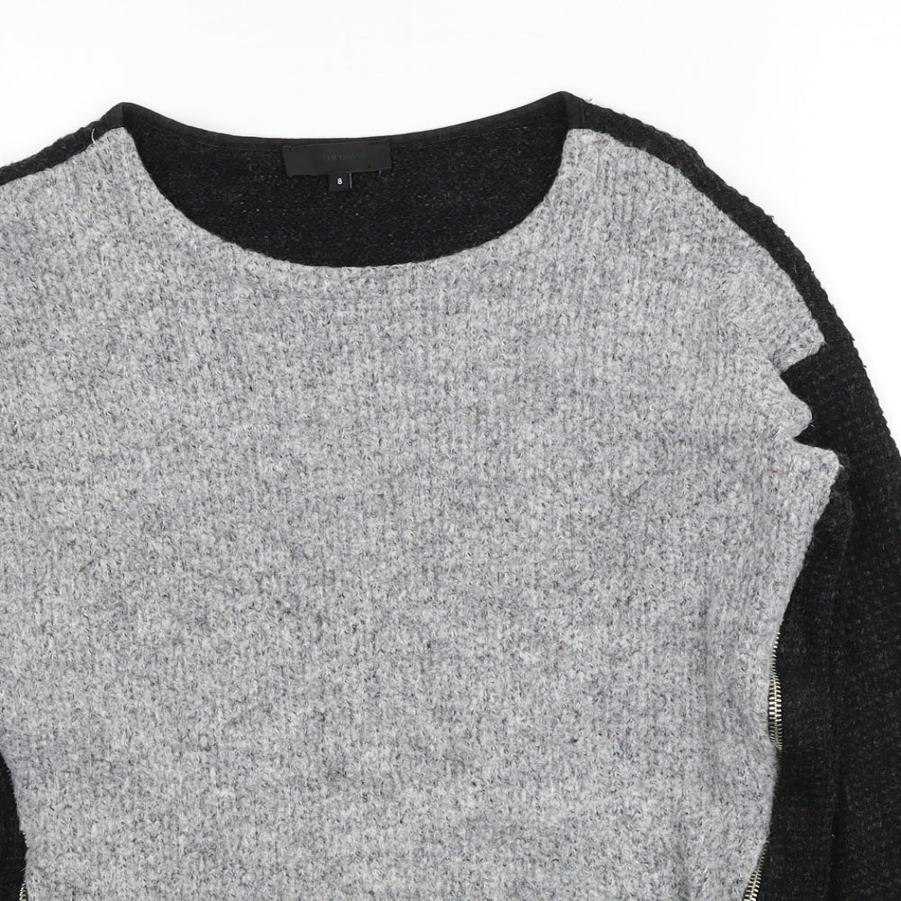 Womens UK Size 8 River Island Black Pullover Jumper