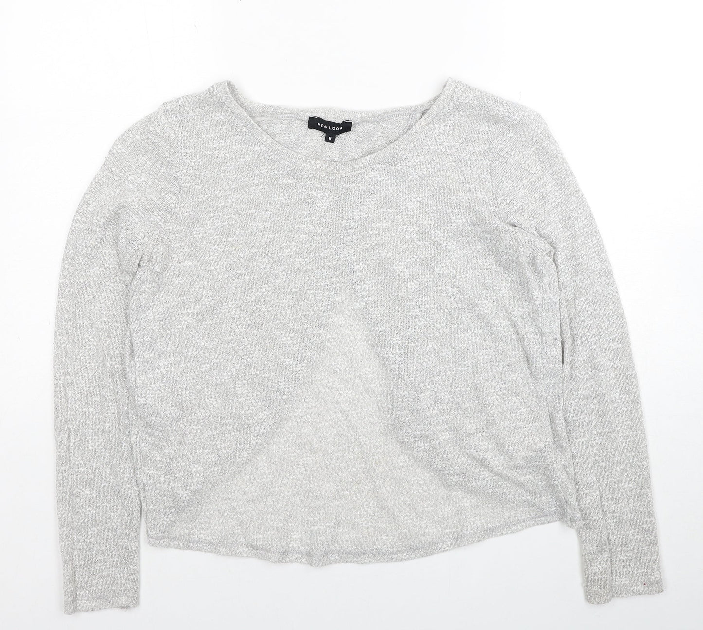 Womens UK Size 8 New Look Grey Pullover Jumper