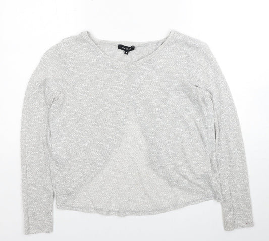Womens UK Size 8 New Look Grey Pullover Jumper