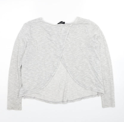 Womens UK Size 8 New Look Grey Pullover Jumper