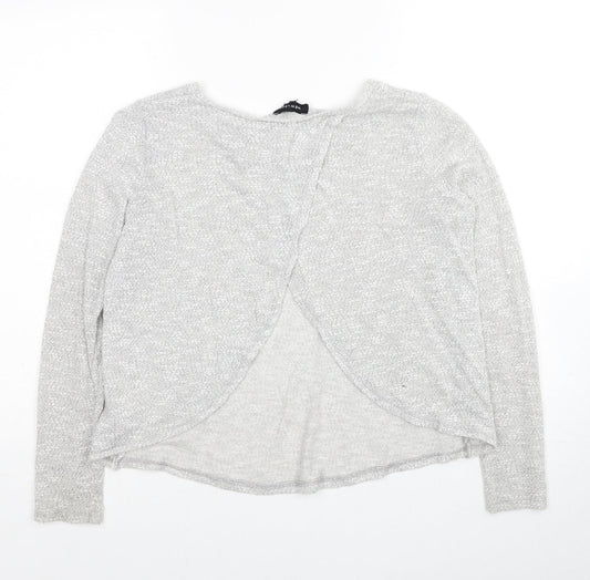 Womens UK Size 8 New Look Grey Pullover Jumper