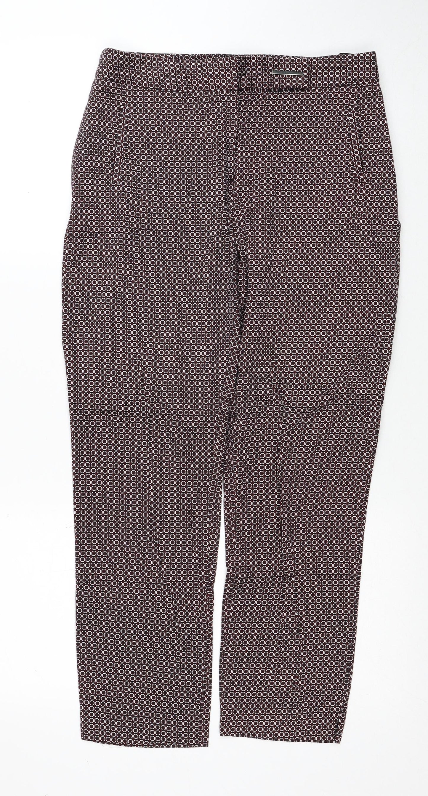 Womens UK Size 8 Dorothy Perkins Regular Fit  Red Trousers