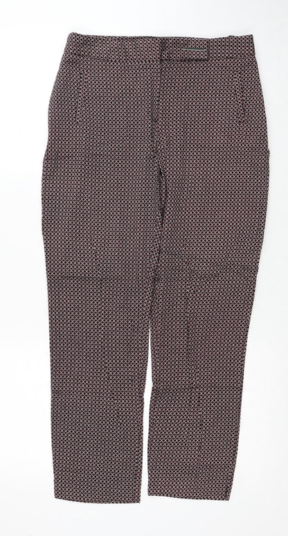 Womens UK Size 8 Dorothy Perkins Regular Fit  Red Trousers