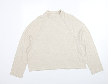 Womens UK Size M H&M Beige Pullover Jumper