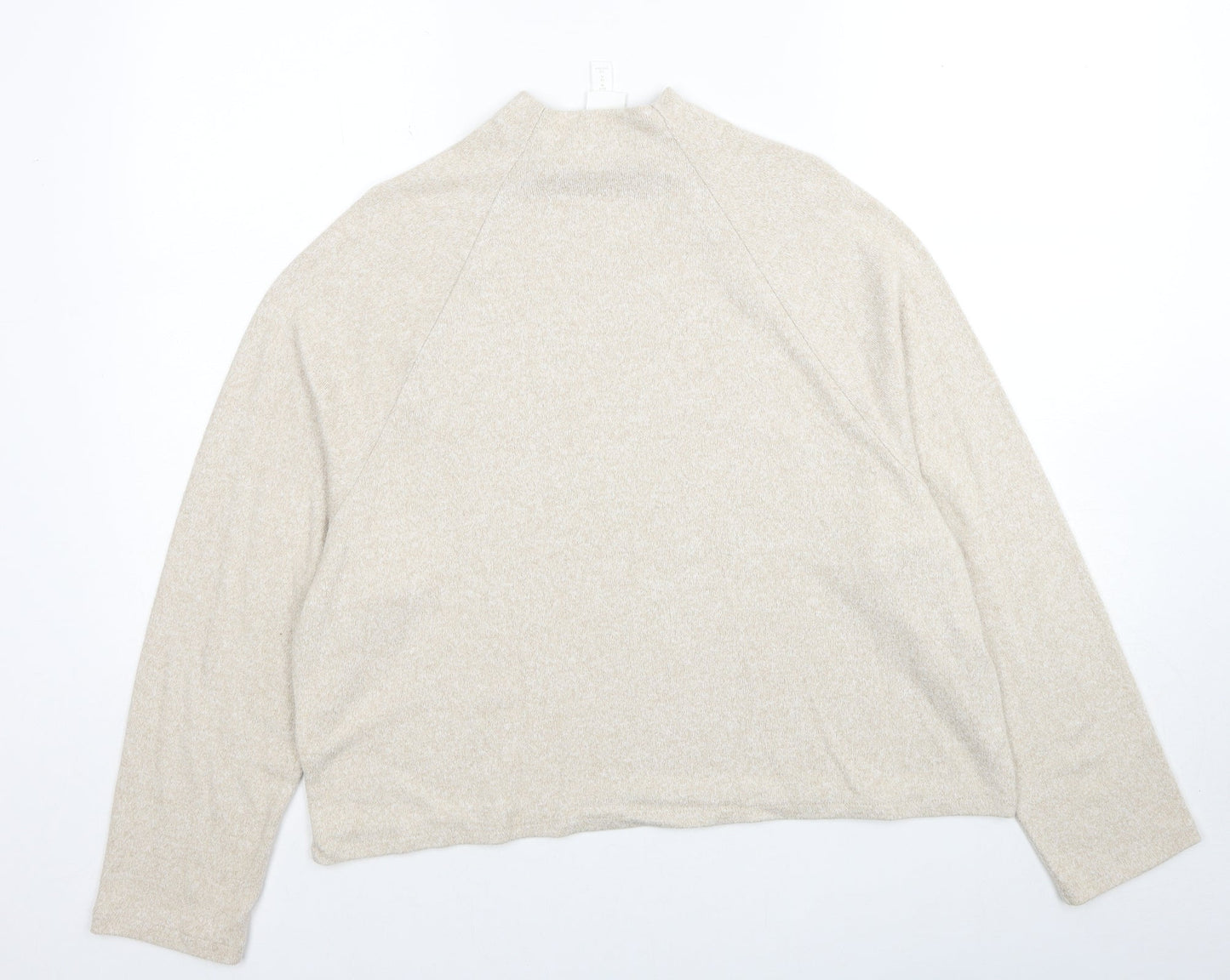 Womens UK Size M H&M Beige Pullover Jumper