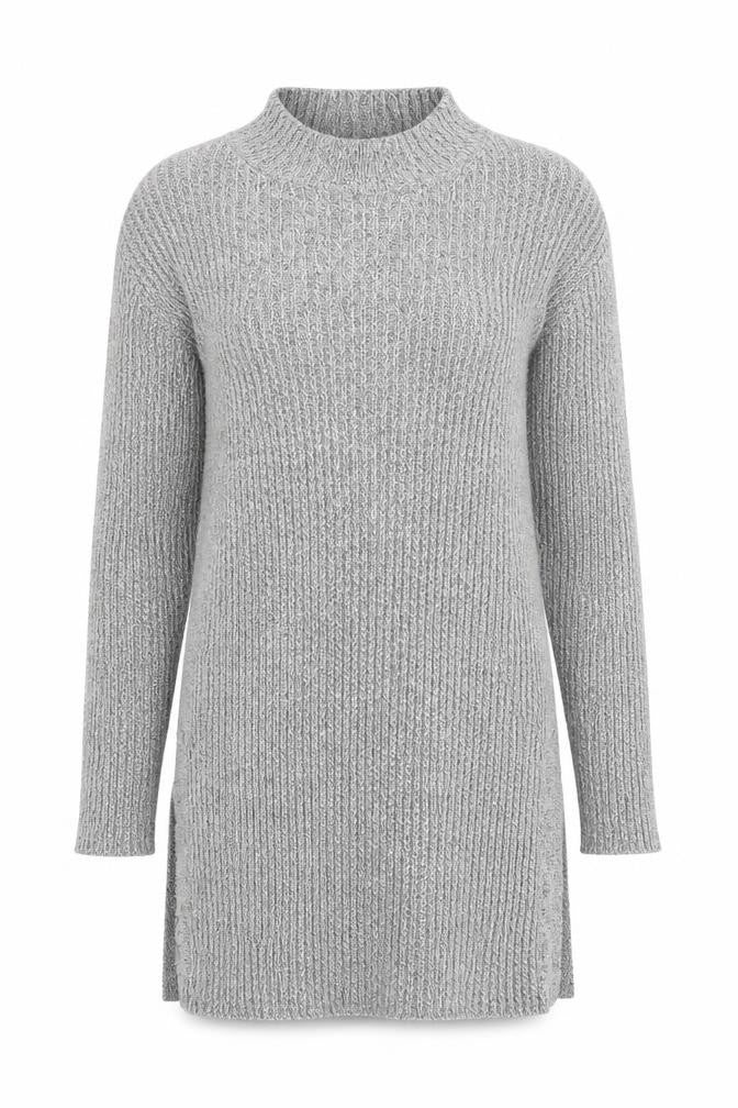 Womens UK Size 8 Topshop Grey Pullover Jumper