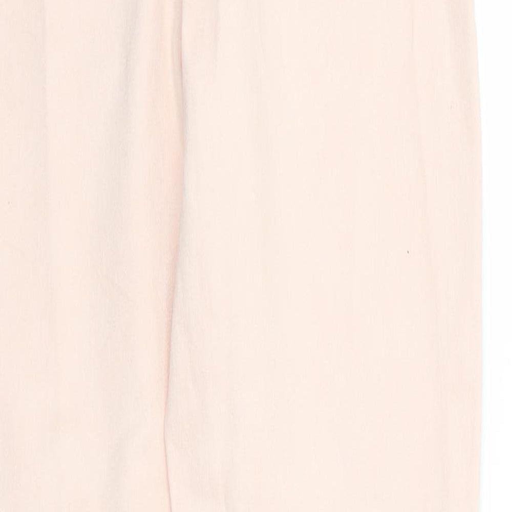 Denim & Co. Womens Pink Cotton Jegging Jeans Size 12 Regular Zip
