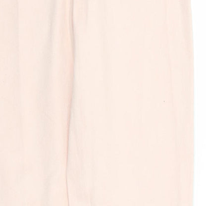 Denim & Co. Womens Pink Cotton Jegging Jeans Size 12 Regular Zip
