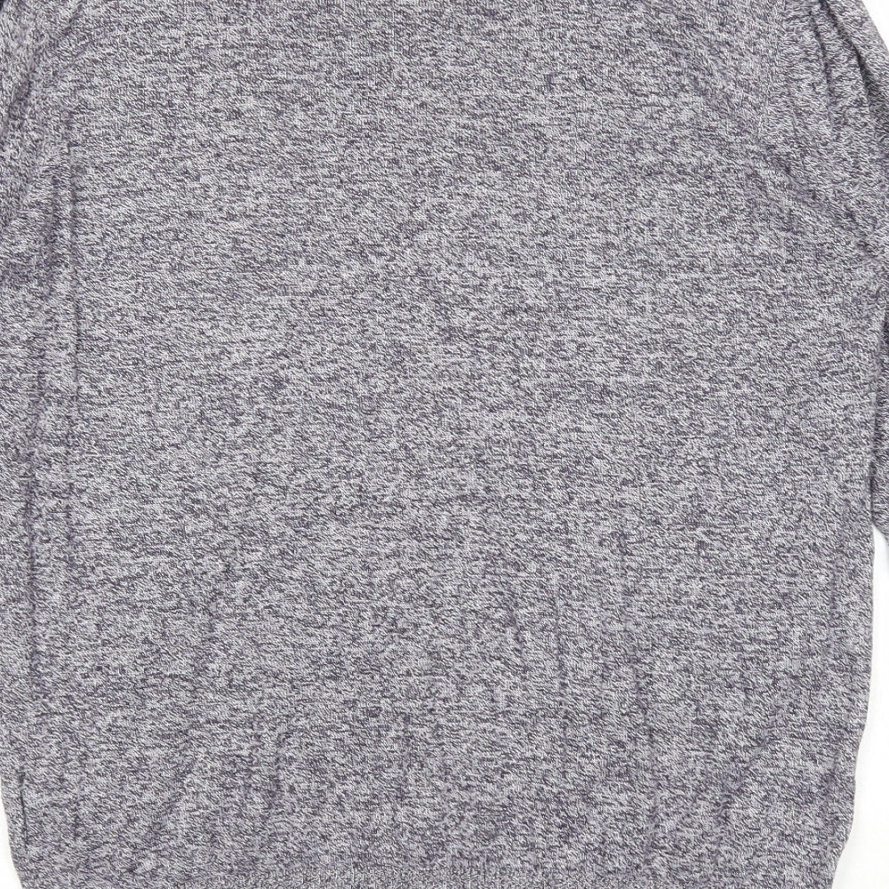 Topman Mens Green Round Neck Cotton Pullover Jumper Size M Long Sleeve