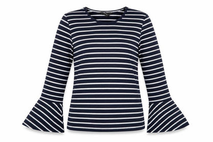 Womens UK Size S Max Blue Basic Blouse