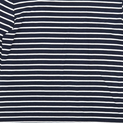 Womens UK Size S Max Blue Basic Blouse