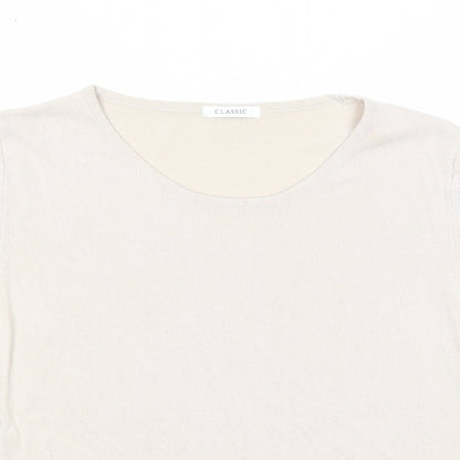 Womens UK Size 20 Marks and Spencer Beige Pullover Jumper