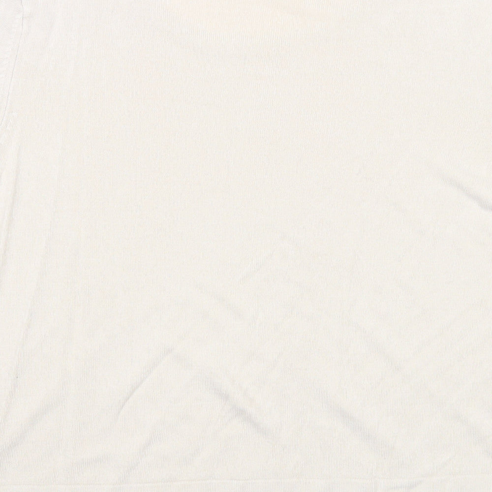 Womens UK Size 20 Marks and Spencer Beige Pullover Jumper