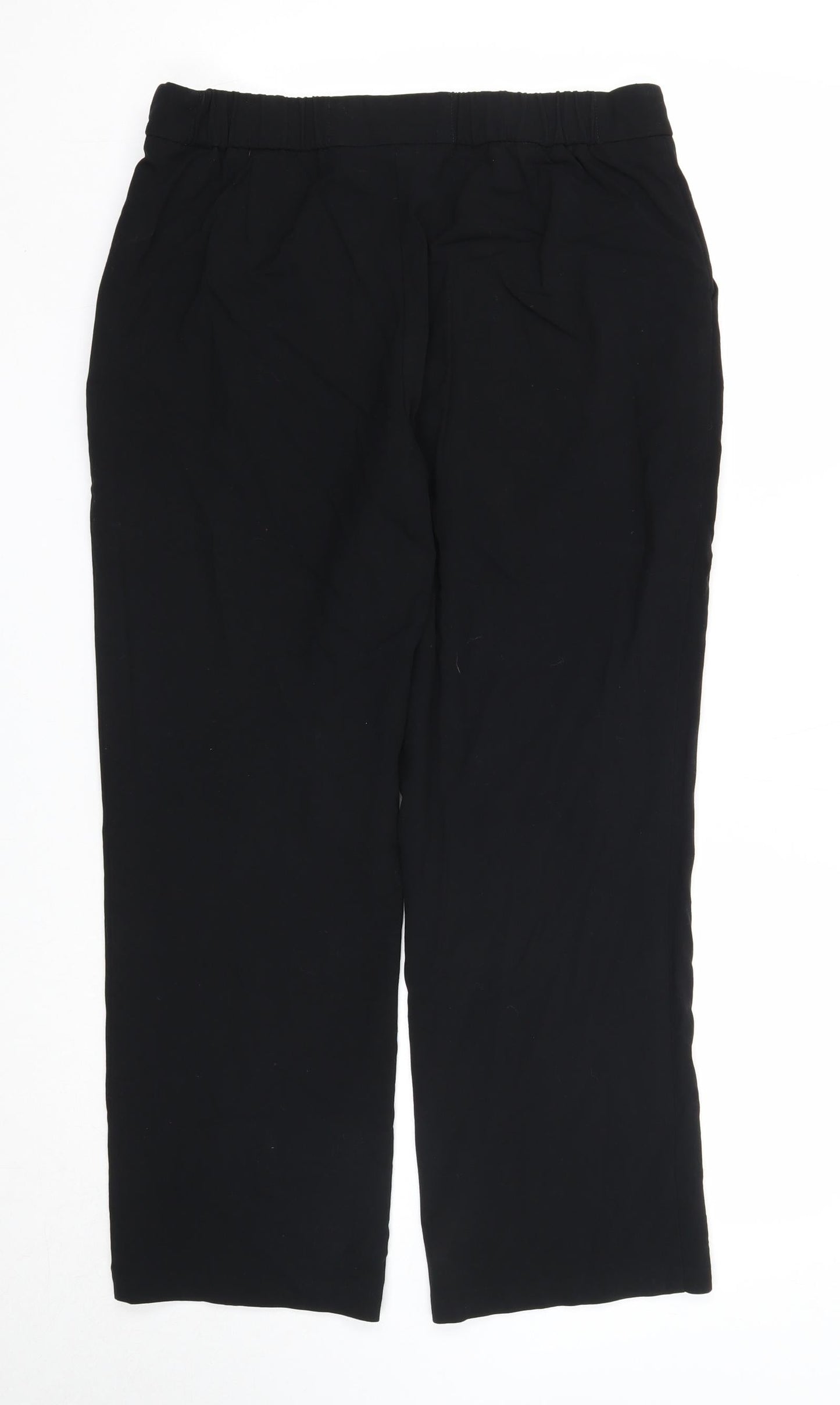 Womens UK Size 14 Marks and Spencer Regular Fit  Black Trousers
