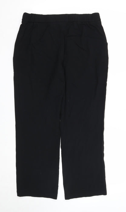 Womens UK Size 14 Marks and Spencer Regular Fit  Black Trousers