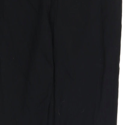 Womens UK Size 14 Marks and Spencer Regular Fit  Black Trousers
