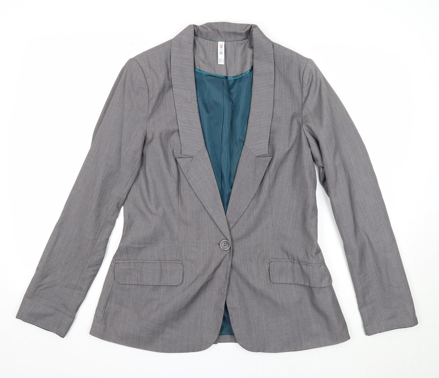 Womens UK Size 12 Denim & Co. Grey Jacket