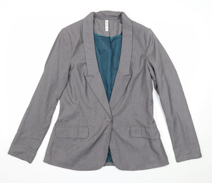Womens UK Size 12 Denim & Co. Grey Jacket