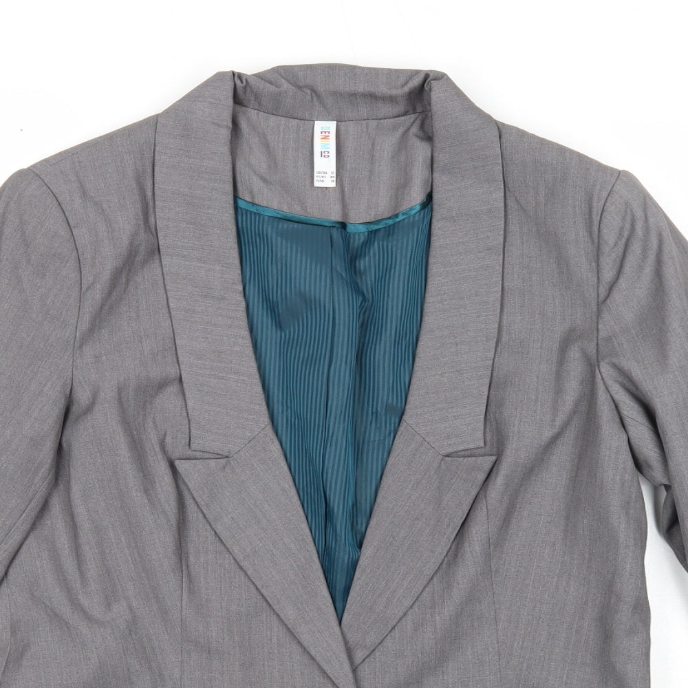 Womens UK Size 12 Denim & Co. Grey Jacket