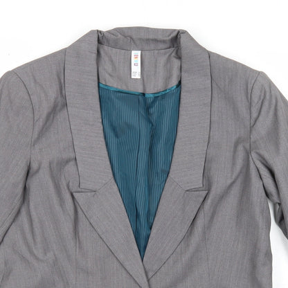 Womens UK Size 12 Denim & Co. Grey Jacket