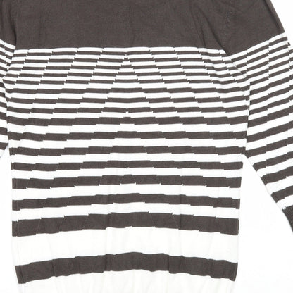 Womens UK Size S Just Elegance Grey Pullover Jumper