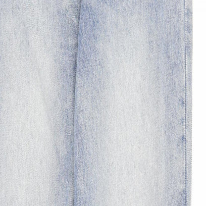 Womens UK Size XL Warehouse Regular Fit Straight Blue Jeans