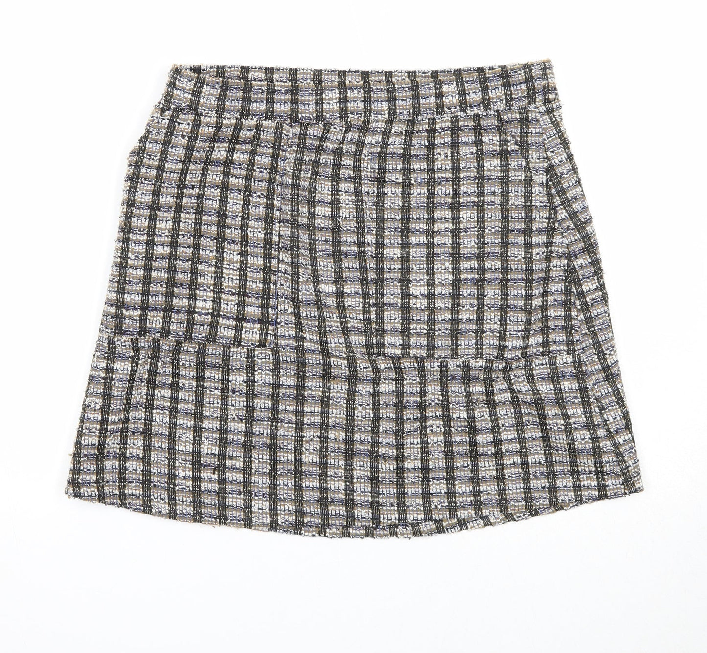 NEXT Womens Multicoloured Geometric Polyester A-Line Skirt Size 12