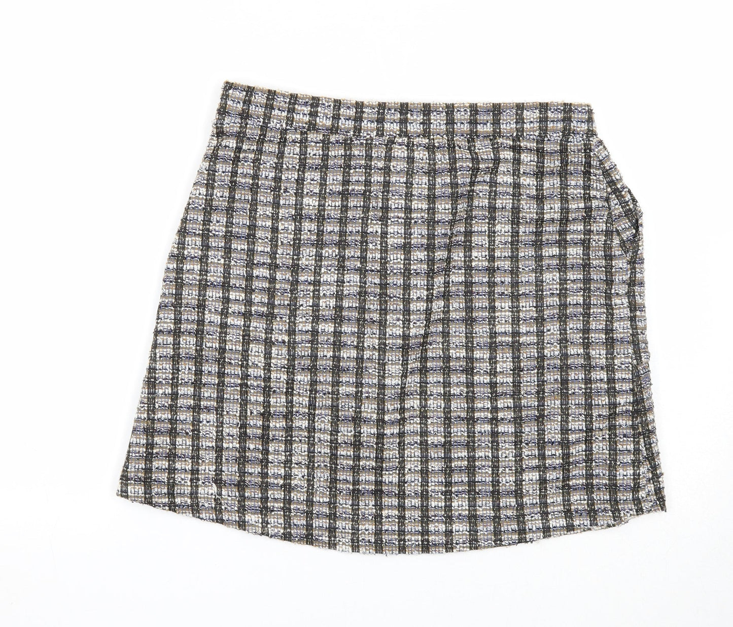 NEXT Womens Multicoloured Geometric Polyester A-Line Skirt Size 12