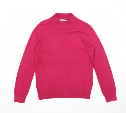 Womens UK Size 10 Marks and Spencer Pink Pullover Jumper