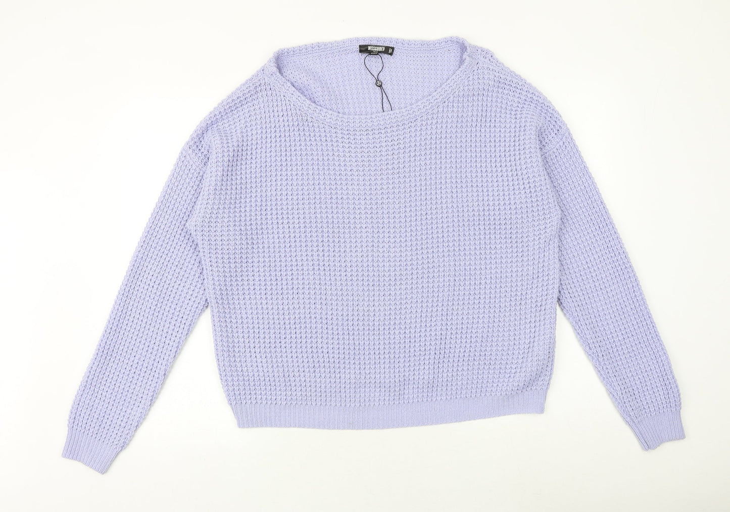 Womens UK Size 14 Missguided Purple Pullover Jumper
