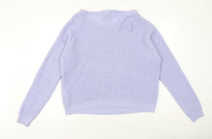 Womens UK Size 14 Missguided Purple Pullover Jumper