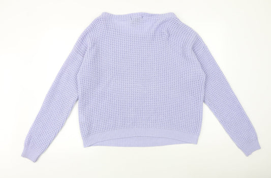 Womens UK Size 14 Missguided Purple Pullover Jumper