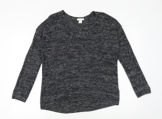 Womens UK Size S H&M Black Pullover Jumper