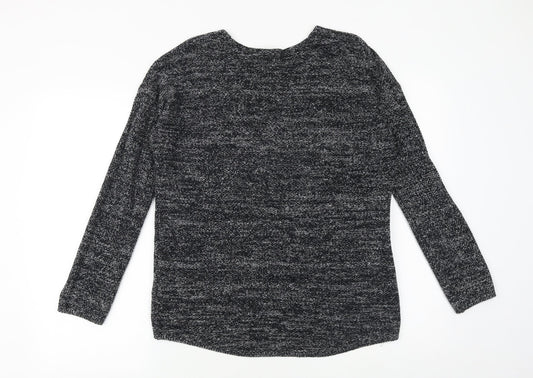 Womens UK Size S H&M Black Pullover Jumper
