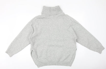 Womens UK Size XS H&M Grey Pullover Jumper