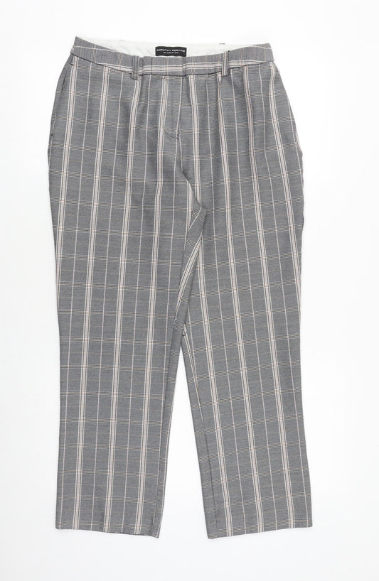 Womens UK Size 12 Dorothy Perkins Regular Fit  Grey Trousers