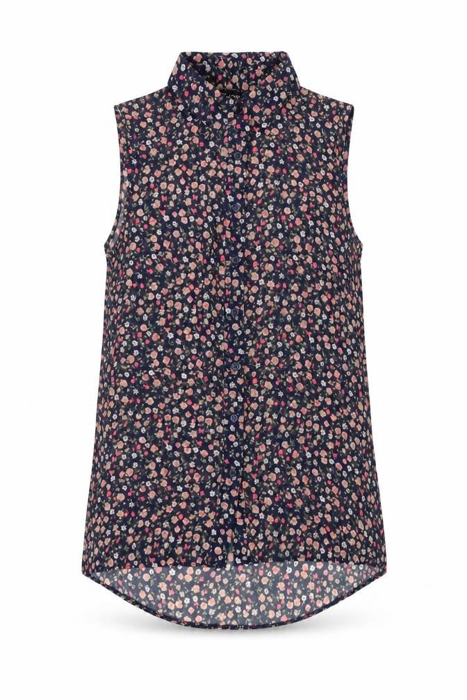 Womens UK Size 8 New Look Blue Tunic Button-Up