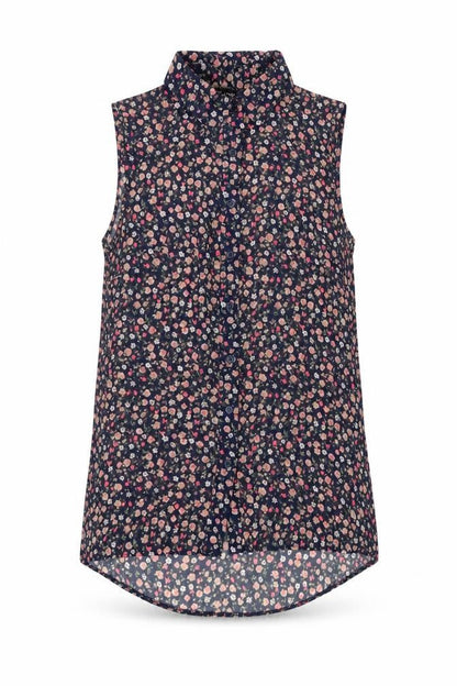 Womens UK Size 8 New Look Blue Tunic Button-Up