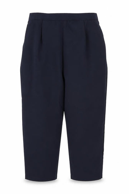 Womens UK Size S Preworn Regular Fit Cropped Blue Trousers