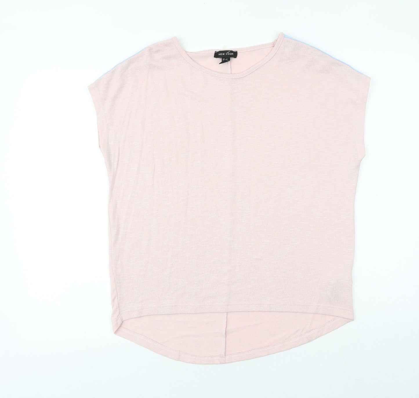 Womens UK Size S New Look Pink Basic T-Shirt